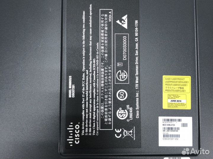 Cisco 7201v02 маршрутизатор