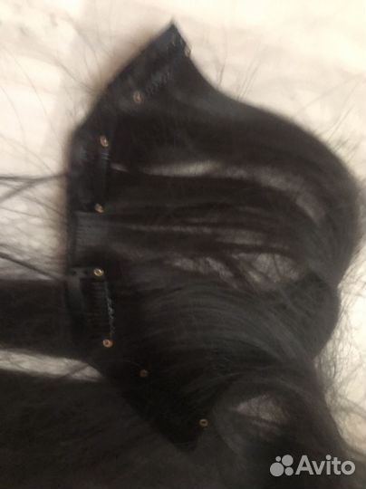 Волосы трессы на заколках