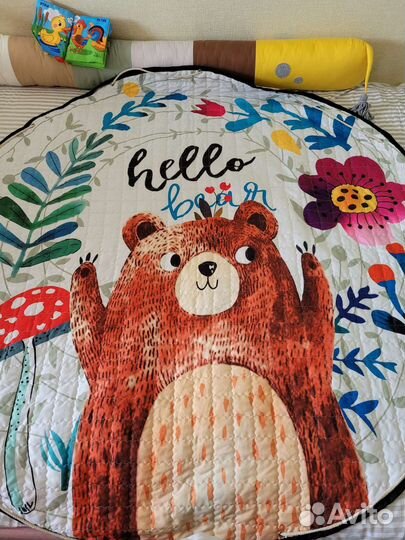 Коврик для ползания детский мешок для хранения