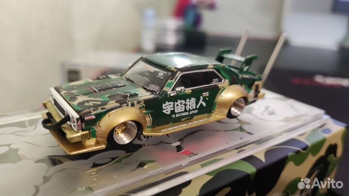 1/64 Pop Race : Skyline C210 Kaido Racer bape