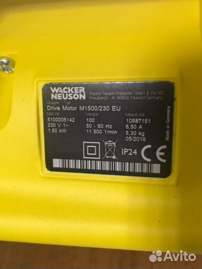 Wacker neuson M 1500 Двигатель для глуб. вибр