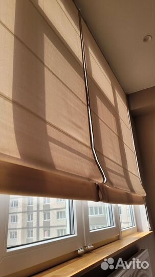 Римские шторы на электроприводе на заказ