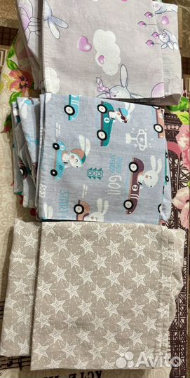 Простынь в детскую кроватку