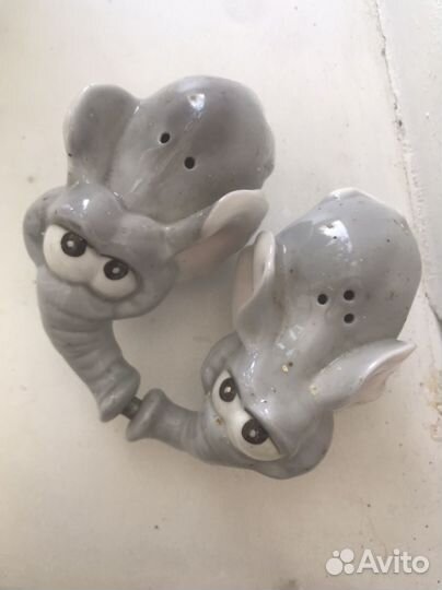 Солонка и перечница слоники