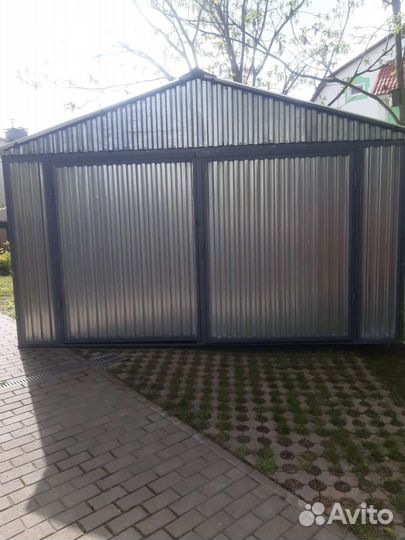 Гараж металлический хозблок