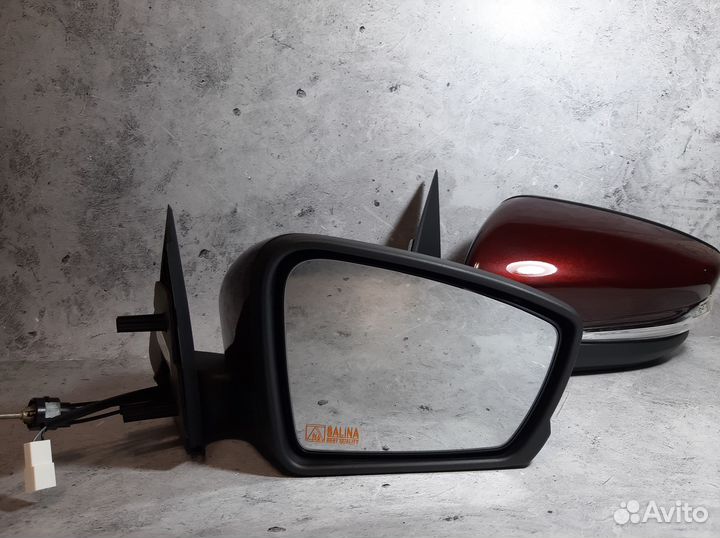 Зеркала на Ваз 2191Гранта FL/эл,об,пп,неокрашенные