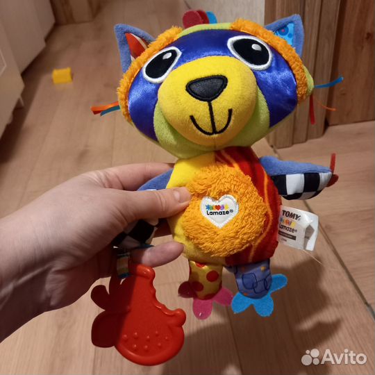 Lamaze игрушки лев енот такса