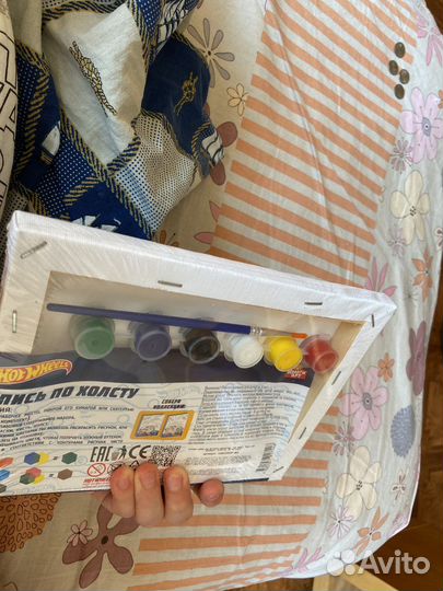 Краски с рисунком новые