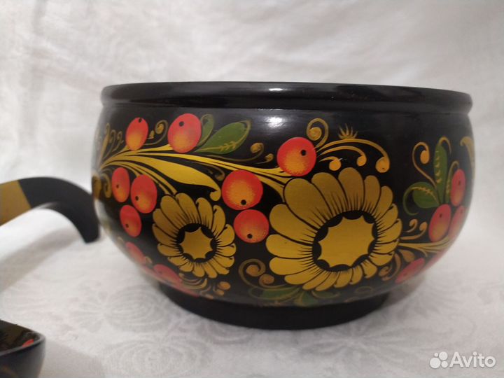 Набор посуды винтаж Хохлома