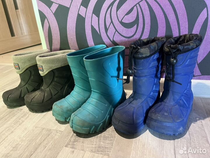 Сапоги эва детские