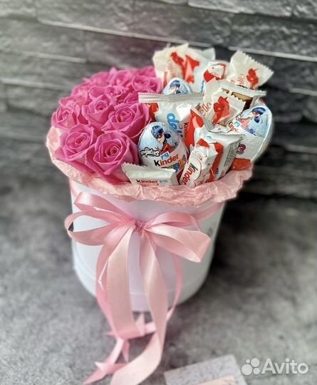 Съедобные букеты из сладостей