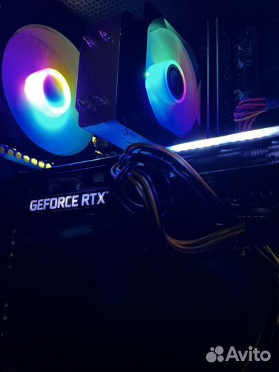 Игровой пк RTX 3060 Ti + Ryzen 5 5600 + 16Gb + SSD