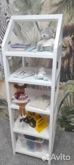 Стеллаж для книг детский и игрушек