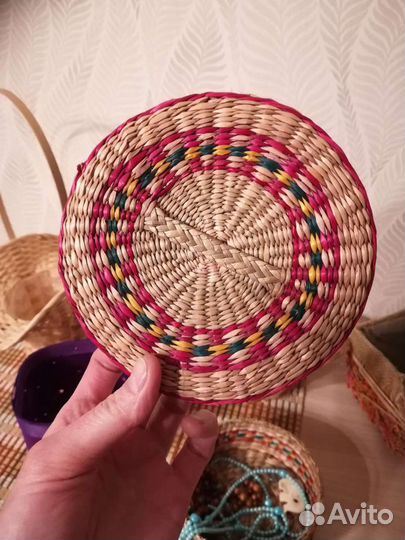 Корзины, плетёная коробочка