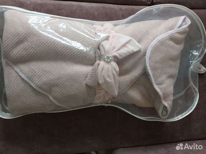 Конверт на выписку для девочки осень