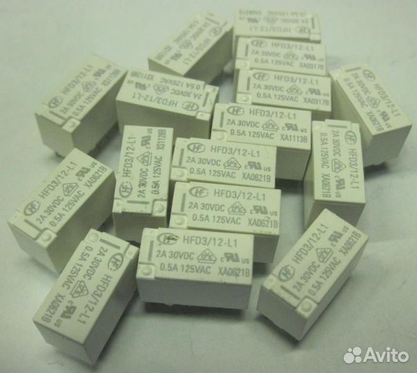 Реле 5V, 12V и 24V Монтаж на печатную плату