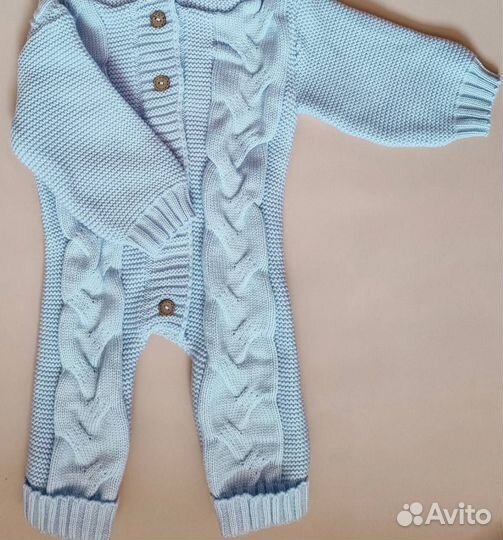 Набор на выписку вязанный новый