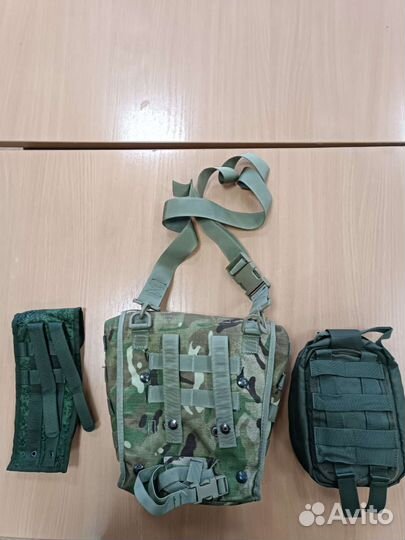 Сумка под противогаз,аптечка