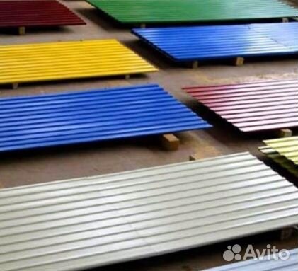 Профнастил С8 окрашеный, м2