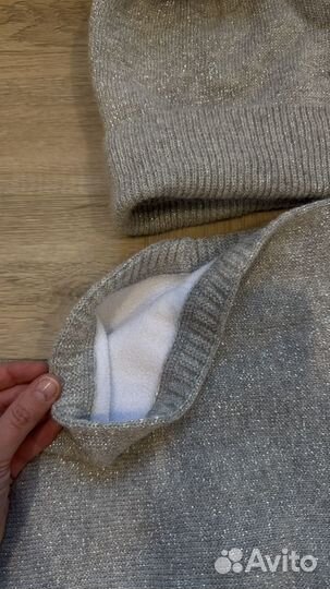 Шапка и снуд женский новый