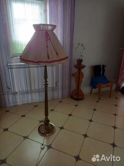Торшер и люстра винтаж