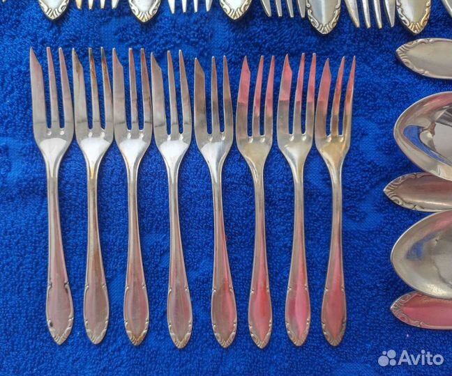 Столовые приборы мельхиор, довоенная Германия