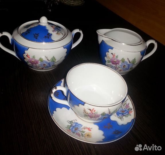 Фарфоровый чайный старин.сервиз Полонне 1953-1957г