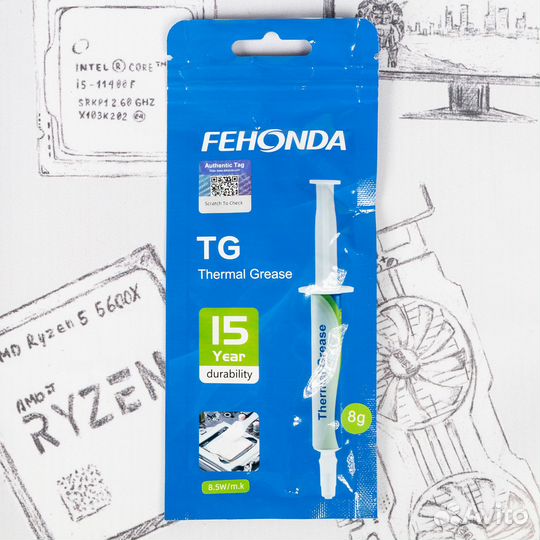 Термопаста Fehonda 8гр 8.5Вт\мК