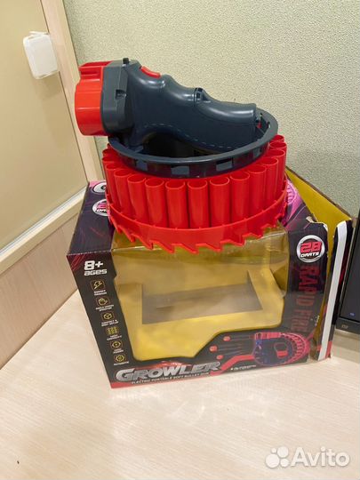 Автоматический бластер growler с мягкими снарядами