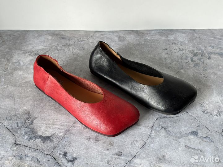 Балетки босоногие