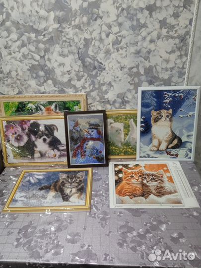 Картины алмазная мозаика-подарок на 8 марта