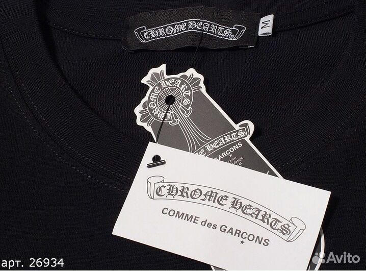 Футболка Chrome Hearts Черная