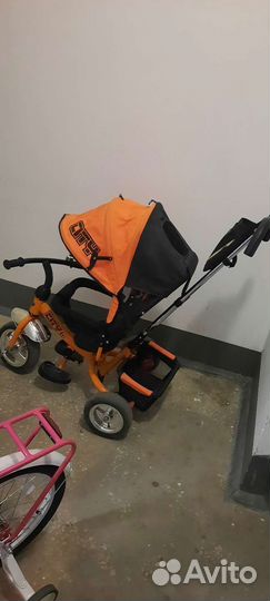 Велосипед Коляска с ручкой