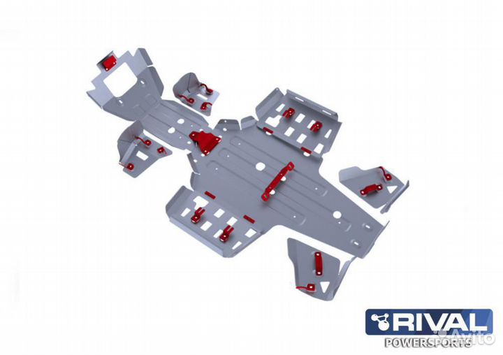 Защита днища для квадроцикла yamaha Grizzly 550