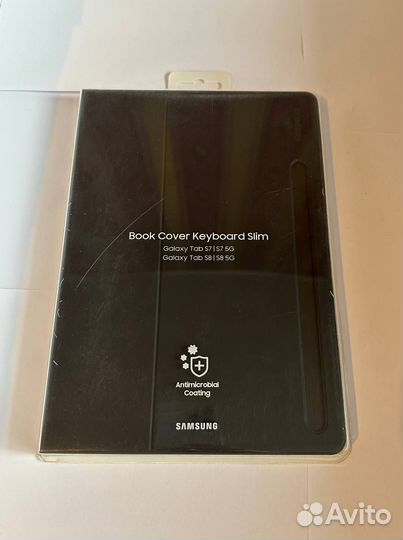 Клавиатура Samsung Book Cover Keyboard Slim (EF-DT