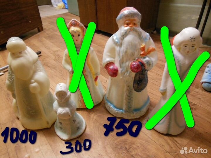 Дед мороз и снегурочка игрушки