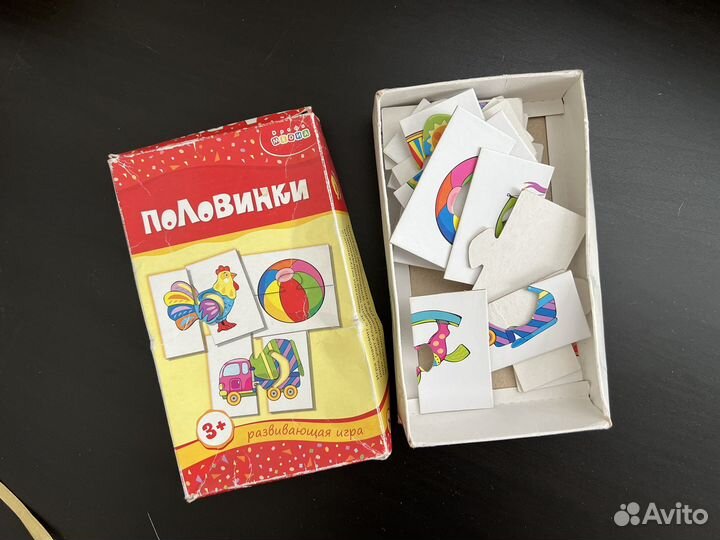 Детские развивающие игрушки пазлы