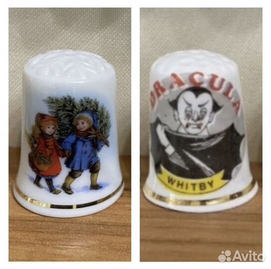 Два коллекционных наперстка