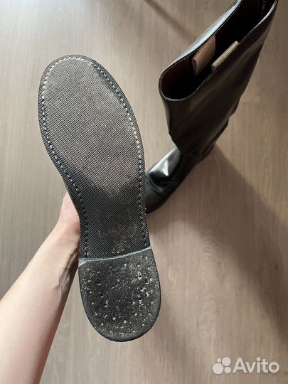 Сапоги для верховой езды нат кожа 40 размер