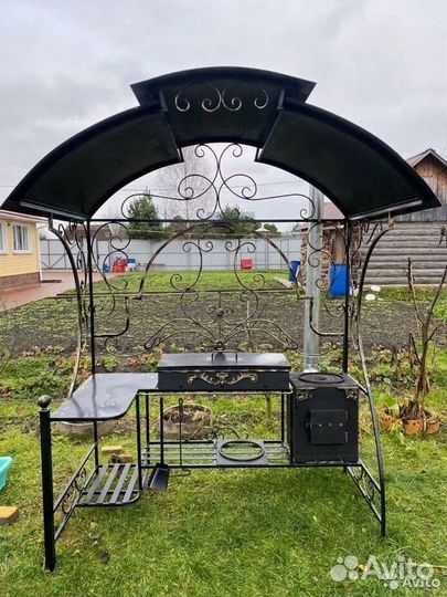 Мангал-беседка loft