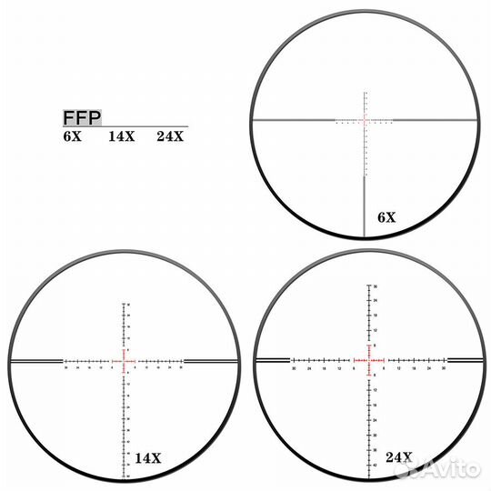 Оптический прицел discovery HT 6-24X44sfir FFP-Z