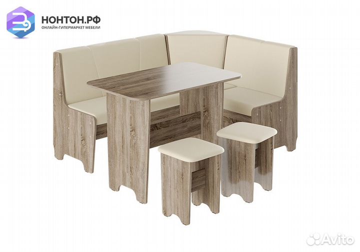 Кухонный уголок Техас исп.1 дуб сонома трюфель / э