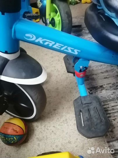 Велосипед коляска с ручкой