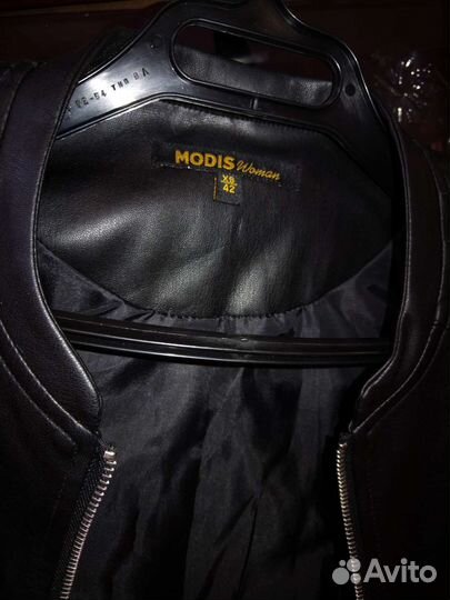 Куртка кожаная женская 42весна осень