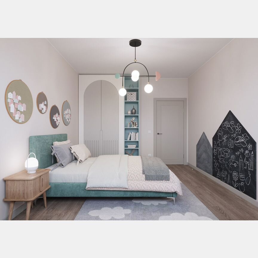 2-к. квартира, 60,2 м², 1/17 эт.