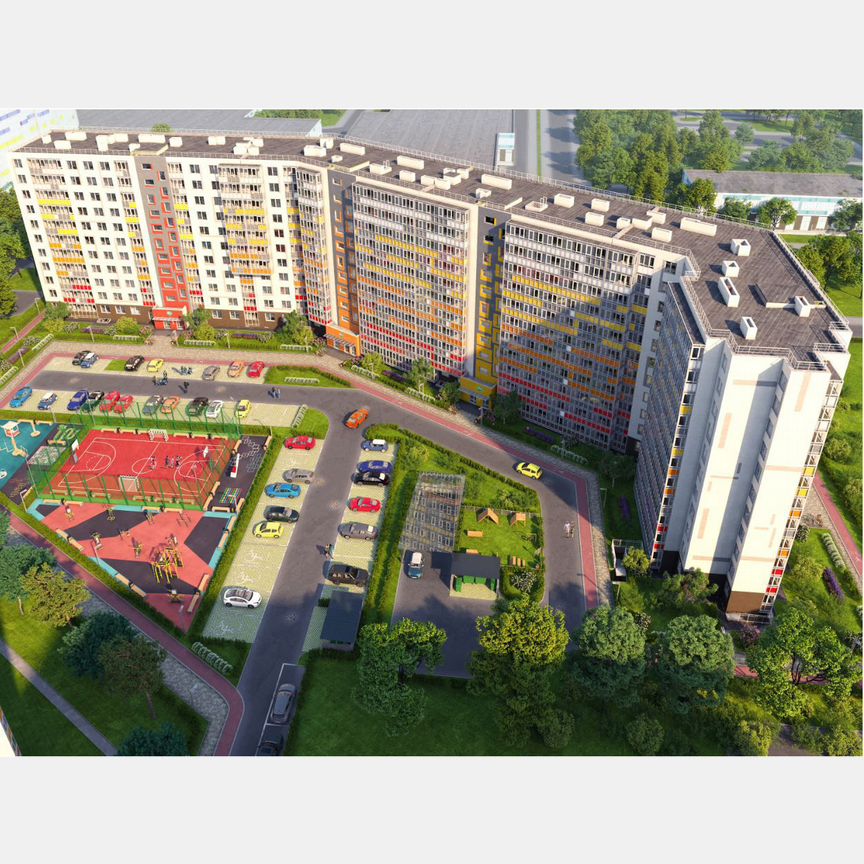 Квартира-студия, 39 м², 1/11 эт.