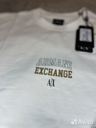 Футболка белая Armani Exchange