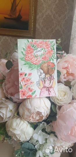 Рисую открытки, картины, Акварельный скетчинг