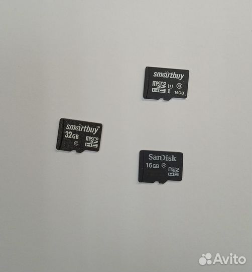 Карты памяти MicroSD. 16/32 Гб
