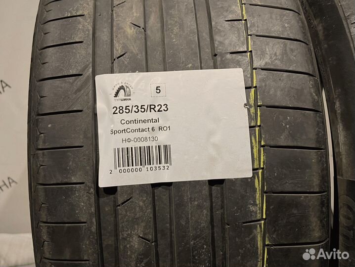 Continental SportContact 6 285/35 R23 94Y